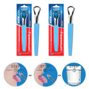 1 Pc Tongue Scraper  Stainless Steel Oral Fresher Cleaner Brush for Adults,