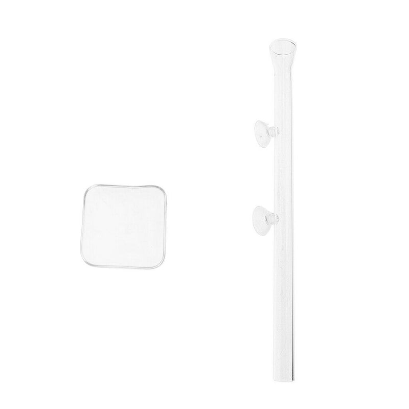 2Pcs High Quality Transparent Shrimp Feeding Tube Food Tray Feeder For Aquarium