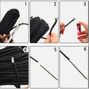 6 Pack Paracord Bracelet Stainless Steel Fid Lacing Stitching Needles Tool  %a