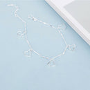 Fashion Women Hollow Love Heart Anklet Adjustable Chain Bracelet Jewelry GiftOZ