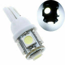 15x 6000K Pure White T10 Wedge 5050 5LED Light bulb W5W 168 921 192 194 2825 158