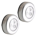 2x LED White Lights Battery Operated LED Touch Light For Drawer Cabinet Closets