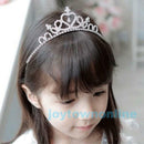 Kids Girl Princess Rhinestone Crown Children Wedding Cute Prom Tiara Headband