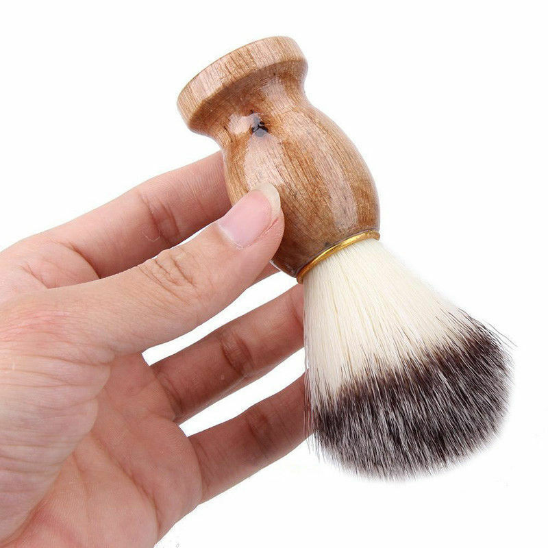 Badger Hair Men's Shaving Brush Barber Salon Men Facial Beard Cleaning Appliance