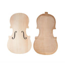 Violin Top and Back Unfinished Violin Parts 4/4 Spruce Top and Maple Back D
