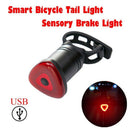 Waterproof Bicycle Smart Light Sense Brake Detection Tail Light Usb Recharg