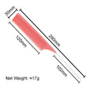 6Pcs New Professional Hair Comb In Cloth That Highlights The