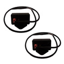2x Black Replacement Sender / Sensor Unit Fits For Turbo Boost Gauge 3 Wire