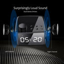 Alarm Clock Radio Wireless Bluetooth Speaker With Fm Radio & Cell Phone Sta