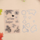 Butterfly Flower Cutting Die Seal DIY Scrapbooking Album Embossing Stencils