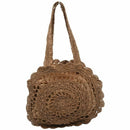 New Fashion Women Summer Round Rattan grass Bags Beach Shoulder Bags Handba N2E4