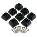 8pcs Wood Furniture Rubber Feet Pad for Table Desk Chair Sofa Couch Ottoman