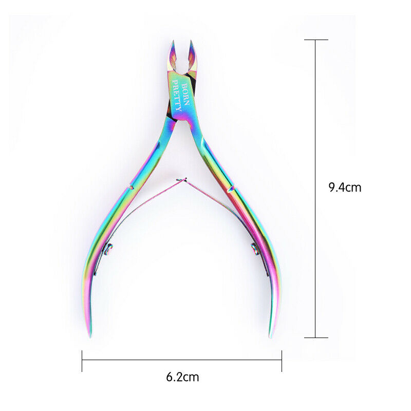 Born Pretty 1Pc Nail Cuticle Nipper Cutter Rainbow Clipper Scissor Dead Ski W5J7