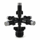 5-Head Cross Micro Sprinkler Garden Irrigation Mist Fog Nozzle Spray Watering