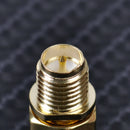 2pcs RP-SMA Female Jack to SMA Male Plug Straight RF Coax Adapter Connector New