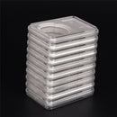 Acrylic Coin Holder Protector Collection Box Coin Storage Box CaseLJ