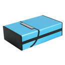 Blue Pocket Aluminum Metal Cigarette Storage Cigar Tobacco Holders Case Box I8R3