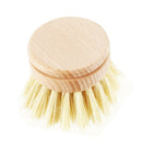 Wear Resistant Kitchen Dish Brush Retro Wooden Pot Brush with Long Handle -