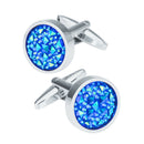 Classic Rhinestone Tuxedo Shirt Cufflinks For Men Unique Business Wedding