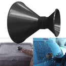 Magic Snow Remover Funnel Outdoor Cone Shaped Car Window Ice Scraper (Black A