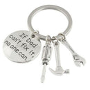 Fashion Men's Work Tool Hammer Wrench Ruler Charms Father's-Keyring Keyf XMK