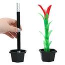 Creative Comedy Magic-Wand To Flower Magic Trick Kids Show Toys Party Prop Delux