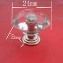 Diamond Crystal Glass Alloy Door Drawer Cabinet Wardrobe Pull Handle Knob Dro MO