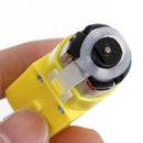 3V-6V DC Motor Geared TT Smart Car Chassis Four-wheel Drive Anti-Interference JR