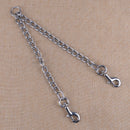 2 Way Chain Dog Leash Medium Duty fit for Two Dogs No Tangle Double Dog Leash Hf