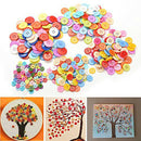 Generic DIY random color Set of 100 sewing buttons Craft for kids DIY toys, K5U6
