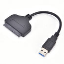 USB 3.0 to 2.5" SATA Hard Drive Adapter Cable-SATA to USB 3.0 Converter-Black  Z
