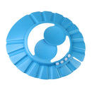 Adjustable Baby Kids Shampoo Cap Bath Shower Cap Wash Hair Shield Blue