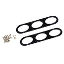 Rear Bumper Diffuser, Air Diversion Diffuser Panel Aluminium Alloy Rear Bumper