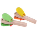 Wooden Percussion Handle Clapping Castanets Board Baby Musical Instrument ToyME