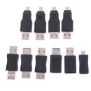 10pcs Different Types OTG USB Male to Female Micro USB Mini Adapter Converter-OZ