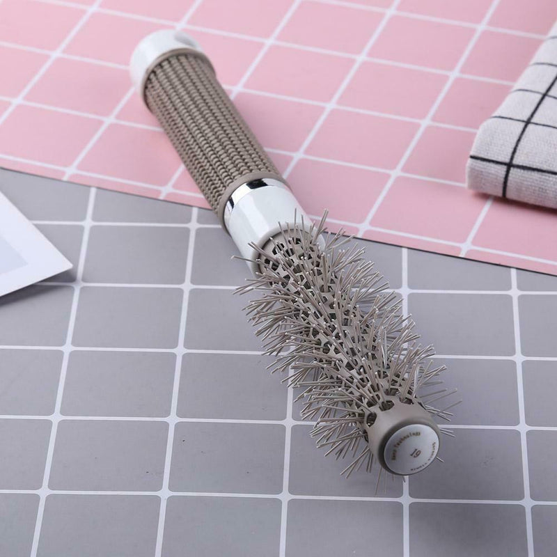 Pro Hair Brush High Temperature Resistant Ceramic Iron Round Comb (19mm)