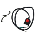 Universal Horn Button 7/8" 22mm Ignition Power Handlebar Kill Switch For ATV