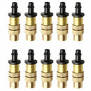 10 pcs Adjustable Misting Nozzle for Gardening Sprinkle Brass Watering Spri F2Q7