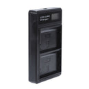 2 Pcs En-El15 Battery And Lcd Dual Battery Usb Charger For Nikon Z6, Z7, D8
