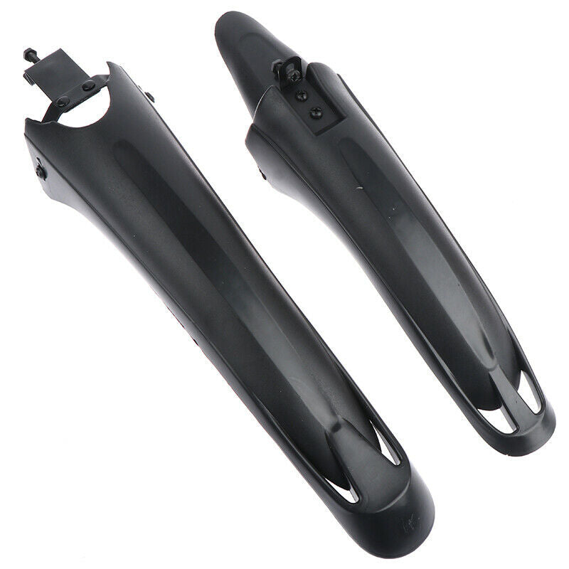 1 Set Tube Bicycle Riding Mudguard Plastic Mountain Bike Front Rear Fender Nw