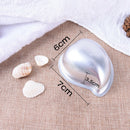 Crafting Metal Bath Bomb Mold Cake Fizzy Peach Shape DIY Metal Mould Set of 2 .