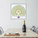 DIY Peafowl Special Shaped Diamond Painting Embroidery Clock Home Decor