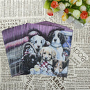 20pcs lovely puppy dog soft decoupage napkin paper  tissue for  party decor JR
