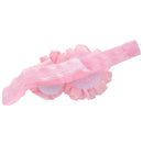 Baby Girls Rhinestone Headband Ribbon Hair Band (Light Pink)