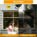 100 LED Solar Power PIR Motion Sensor Wall Light Garden Lamp Outdoor T3E2