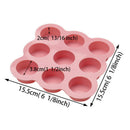 9 Cavities Cylindrical Mold Handmade Soap Silicone Mold DIY Cake Chocolate Cr Gw