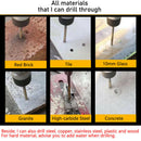 Multifunction 7xAlloy Drill Bit Triangle Tip Concrete Tile Metal Puncher 3-12mm#