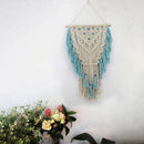 Hand Knotted Macrame Wall Art Handmade Cotton Bohemian Wall Hanging Tapestr
