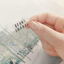 8Sheet Simple Paper Stickers For Diary Notebook Phone Journal Supply Englis O6R4