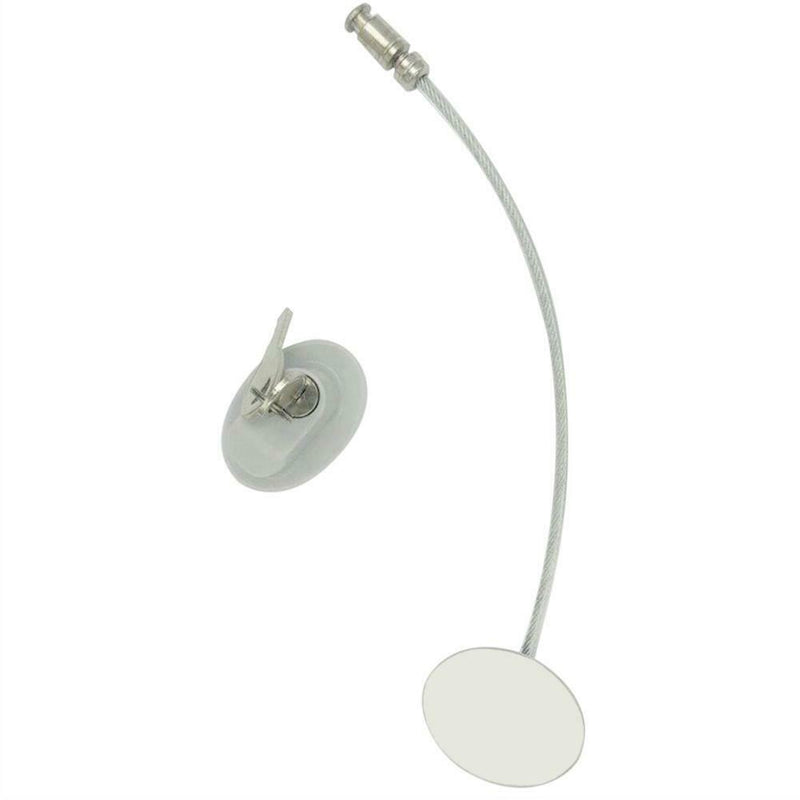 Aluminum Alloy Door Window Lock Child Safety Door Security Lock (White)